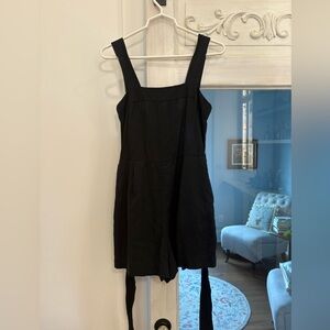 GAP Black Sleeveless Romper